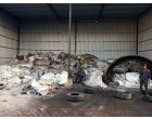 Fire Damaged Burnt waste Tyre & other material (Generator, steel wire, Conrol panel & wire)