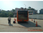 Damaged Bus _ UP70KT9655 _ at Prayagraj UP