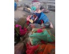 Fire affected bridal dresses, Bhopal