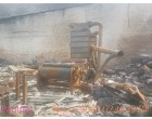 Fire damaged Machine- VK International