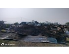 Damaged  Iron sheets at Ludhiana Punjab