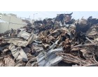 Fire Damaged Structural Steel, GI Sheets and Reinforcement Steel embedded in Cement Concrete with Approx. total weight of 750 MT