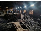  Fire Damaged Iron & Wooden Scraps (6058) lying at Jodhpur Rajasthan 