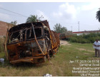 Damaged TATA, UP-21CT-5211 