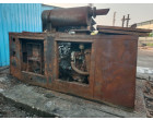 Fire Damaged Burnt waste Tyre & other material (Generator, steel wire, Conrol panel & wire)