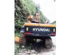 Accidental Hyundai Hydraulic Excavator R215L