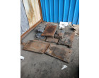 Fire damaged/Burnt Stock of Molds, Batteries, LID, Container,Separator & wooden Pallets at Rudrapur, US  Nagar, Uttarakhand 