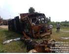 Damaged TATA, UP-21CT-5211 
