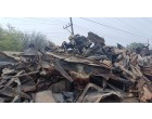 Fire Damaged Structural Steel, GI Sheets and Reinforcement Steel embedded in Cement Concrete with Approx. total weight of 750 MT