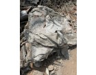 Fire Damaged Structural Steel, GI Sheets and Reinforcement Steel embedded in Cement Concrete with Approx. total weight of 750 MT