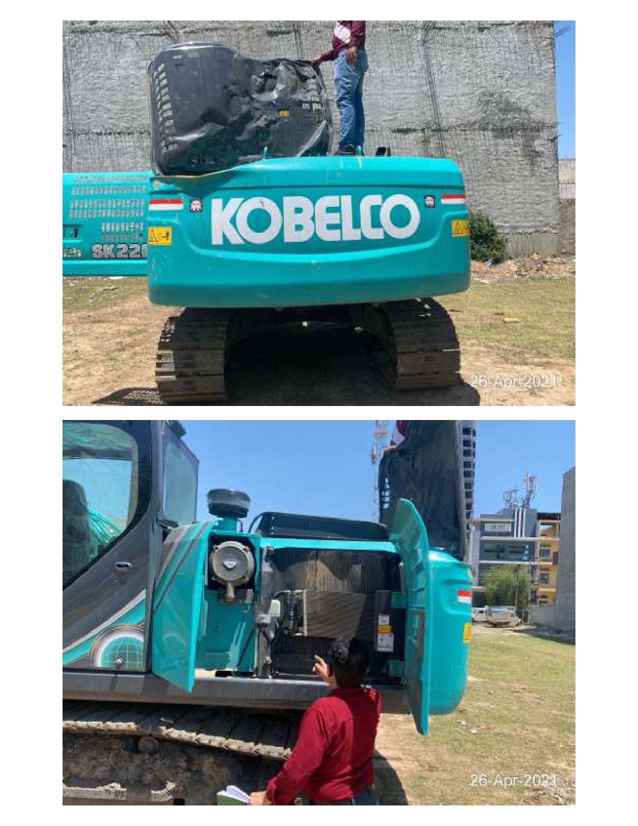 Kobelco Hydraulic Excavator Machine - 01